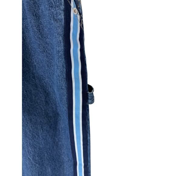 Revolt Clothing Co. Y2K Denim Overalls Women's Casual Rugged Straight Leg Small - Picture 8 of 15